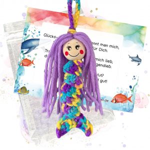 Glückswürmchen Sorgenwürmchen Meerjungfrau